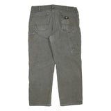 DICKIES Mens Regular Fit Straight Denim Grey W38 L30 Workwear Casual Jeans