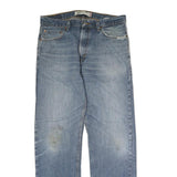 LEVI'S 505 Mens Jeans Blue Regular Straight Denim Medium W34 L32 Classic Zip