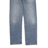 LEVI'S 505 Mens Jeans Blue Regular Straight Denim Medium W34 L32 Classic Zip
