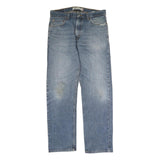 LEVI'S 505 Mens Jeans Blue Regular Straight Denim Medium W34 L32 Classic Zip