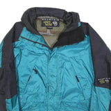 MOUNTAIN HARD WEAR Mens Blue & Black Outdoor Jacket S Polyester Blend Zip