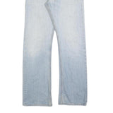 LEVI'S 512 Bootcut Mens Jeans Blue Regular Bootcut Denim Light W33 L34 Zip