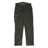 LAGO Mens Polyester Blend Black Relaxed Cargo Trousers W31 L32 Workwear Utility