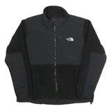 THE NORTH FACE Womens Black & Navy Zip Jacket XL Polyester Blend Fleece Outdoor