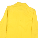 PERFECTO BRAND Mens Yellow Coach Jacket M Cotton Blend Woven Plain Classic Fit