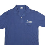 STEDMAN Mens Blue Cotton Blend Polo Shirt L Short Sleeve Plain Pocket