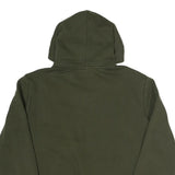 PUMA Womens Green Pullover Hoodie S Cotton Blend Casual Sportswear