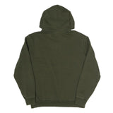 PUMA Womens Green Pullover Hoodie S Cotton Blend Casual Sportswear
