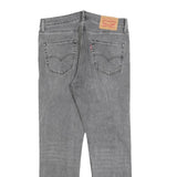 LEVI'S 511 Slim Mens Jeans Grey Denim Slim Skinny W33 L32 Classic Cotton Blend