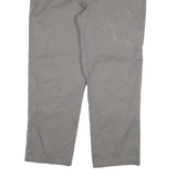 DICKIES Mens Regular Fit Grey Cotton Blend Trousers W40 L30 Workwear Zip Closure