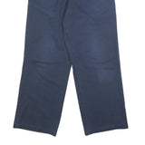 DICKIES Mens Cotton Blend Navy Loose Straight Trousers W30 L29 Workwear Casual