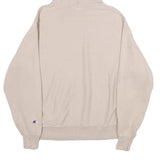 CHAMPION REVERSE WEAVE Mens Beige Hoodie M Cotton Blend Pullover Drawstring