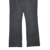 CANDY COUTURE Womens Regular Fit Blue Denim Jeans W30 L29 Stylish Embroidery