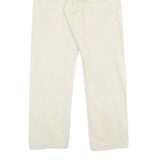 LEVI'S 501XX Mens Jeans White Classic Straight Denim W31 L28 Button Closure