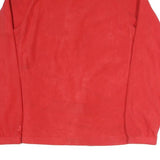 STARTER Mens Red Jacket M Polyester Blend Plain Zip Casual Sportswear