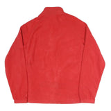 STARTER Mens Red Jacket M Polyester Blend Plain Zip Casual Sportswear