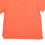 CHAPS Mens Orange Polo Shirt XL Cotton Blend Classic Fit Casual