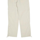 TREVOLUTION Mens Regular Beige Polyester Blend Zip Trousers W30 L32 Casual