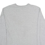 CARHARTT Mens Grey Long Sleeve Crew Neck Cotton Blend T-Shirt XL Workwear Casual