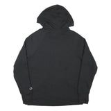CHAMPION Mens Black Pullover Hoodie M Cotton Blend Casual Streetwear