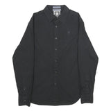 G-STAR Mens Black Shirt L Cotton Blend Button Down Casual Classic