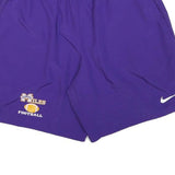 NIKE Mens Purple Miles Football Casual Shorts 2XL W32 Sportswear Comfort
