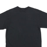 PORT & COMPANY Mens Black Servite Water Polo Graphic T-Shirt L Short Sleeve Crew