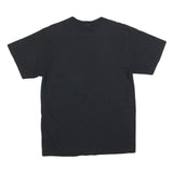 PORT & COMPANY Mens Black Servite Water Polo Graphic T-Shirt L Short Sleeve Crew
