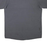 RED KAP Mens Black Workwear Button Shirt L Cotton Blend Short Sleeve