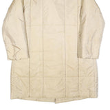 CERRUTI Womens Beige Button Jacket L Woven Plain Classic Fit