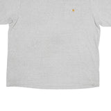 CARHARTT Mens Grey Pocket T-Shirt 2XL Short Sleeve Crew Neck Cotton Blend Casual