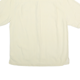 JAMAICA JAXX Mens Cream Silk Hawaiian Shirt S Floral Pattern Lightweight