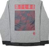 PUMA Womens Grey Milan Hoodie L Cotton Blend Casual Sportswear