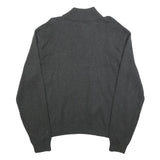 POLO RALPH LAUREN Mens Grey Jumper Pullover Crew Neck Basic Knit XL Cotton