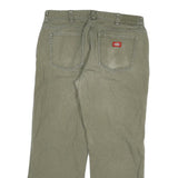 DICKIES Mens Regular Fit Jeans Green Denim W34 L28 Classic Workwear Relaxed