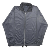 ASICS Mens Blue Jacket S Polyester Plain Zip Sports Activewear Casual