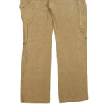 DICKIES Mens Regular Fit Beige Workwear Trousers W32 L32 Durable Cotton Blend