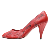GABOR Pump Heels Red Leather Womens UK 6