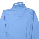 LACOSTE Mens Blue Jacket L Polyester Blend Plain Zip Lightweight Sport Casual