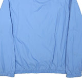 LACOSTE Mens Blue Jacket L Polyester Blend Plain Zip Lightweight Sport Casual