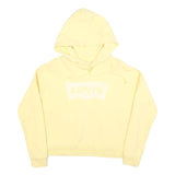 LEVI'S Womens Cream Hoodie XS Cotton Blend Casual Pullover