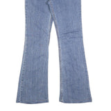 MANAGER Womens Jeans Blue Regular Flared Denim Medium W28 L29 Stylish Cotton