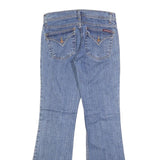 MANAGER Womens Jeans Blue Regular Flared Denim Medium W28 L29 Stylish Cotton