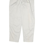 LEE Womens White Regular Fit Straight Leg Trousers Cotton W25 L29 Casual Zip