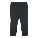 LAUREN RALPH LAUREN Womens Black Regular Fit Straight Trousers W34 L28 Classic