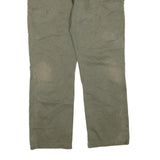 CARHARTT Mens Cotton Blend Regular Fit Trousers W36 L30 Workwear Zip Closure