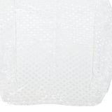 Mens White Printed Shirt Long Sleeve Collared XL Lightweight Shirt