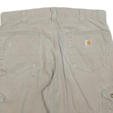 CARHARTT Mens Shorts Beige Classic Cargo M W33 Cotton Blend Workwear Utility
