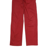 CARHARTT Womens Regular Fit Red Jeans Cotton Blend Zip W28 L29 Workwear Style