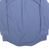 RED KAP Mens Blue Check Shirt L Workwear Button Collar Long Sleeve Comfortable